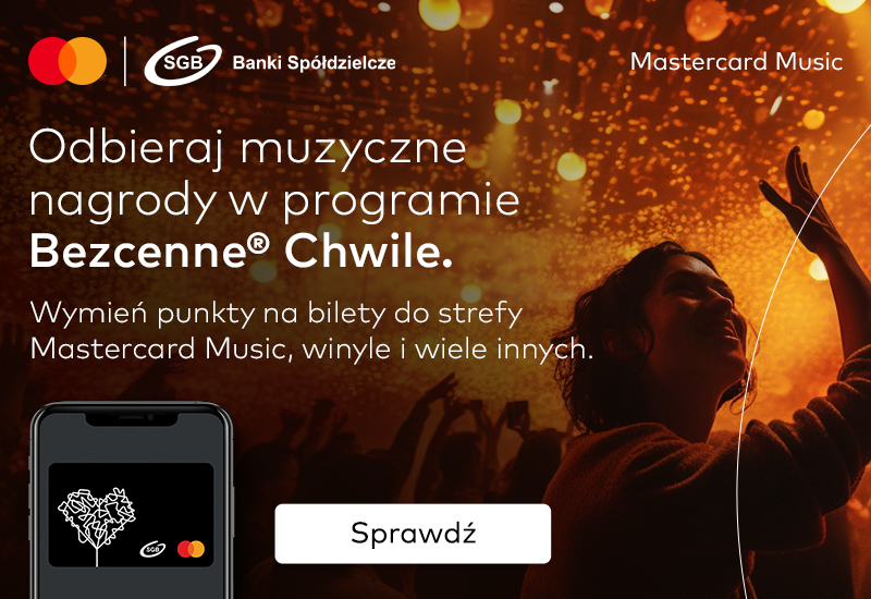 Mastercard Music - zbieraj punkty w Bezcennych Chwilach i odbieraj nagrody
